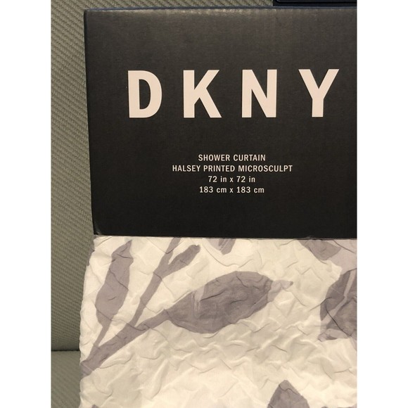 Dkny Bath New Dkny Shower Curtain Halsey Printed Microsculpt